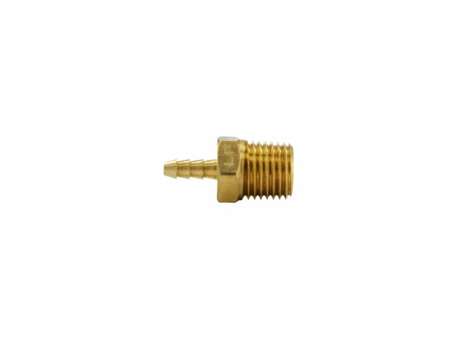 Valves, Fittings & Connectors ProLine Series Brass Barbed Fittings | Brass 1/8-In Barb X 1/4-In Mip Male Adapter