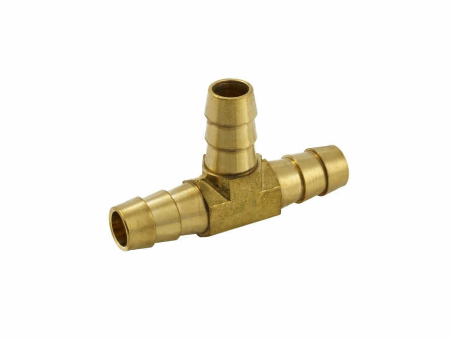 Valves, Fittings & Connectors ProLine Series Brass Barbed Fittings | Brass 3/8-In Barb X 3/8-In Barb X 3/8-In Barb Tee