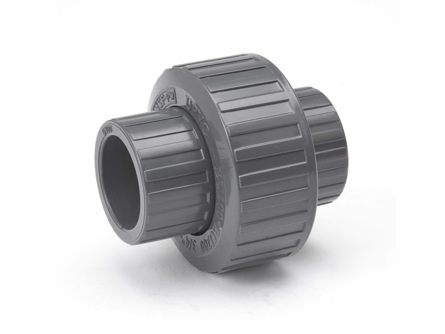 Valves, Fittings & Connectors B&K Plastic | S80 Pvc 1/2-In Solv X 1/2-In Solv Union