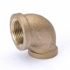 Piping Systems Southland Fittings | 3/4-In X 1/2-In Fip Red Brass 90° Reducing Elbow