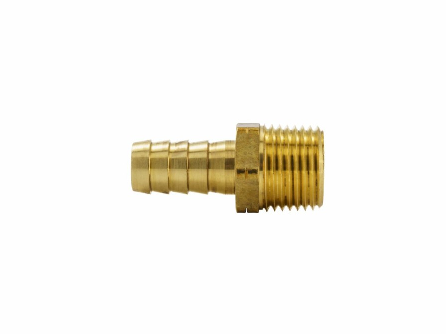 Valves, Fittings & Connectors ProLine Series Brass Barbed Fittings | Brass 1/2-In Barb X 3/8-In Mip Male Adapter