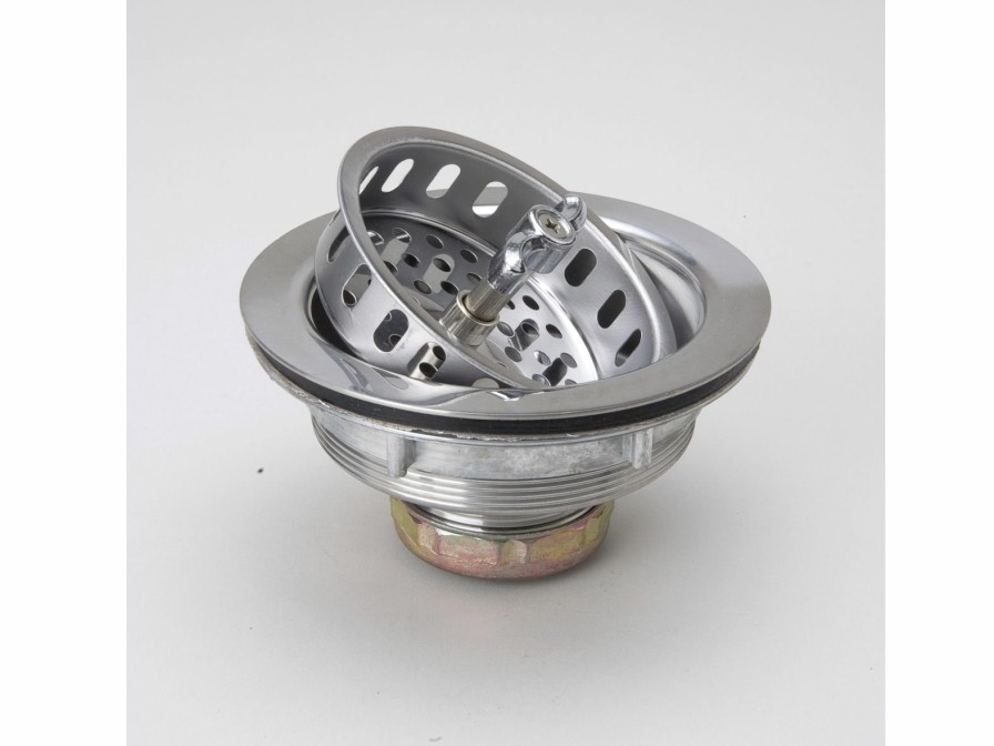 Bath & Kitchen Products B&K Drains & Strainers | Stainless Steel Spin & Seal Sink Strainer 4-1/2-In Flange