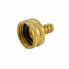 Valves, Fittings & Connectors ProLine Series Garden Hose Fittings | Brass 3/4-In Fht X 3/8-In Barb Swivel Adapter