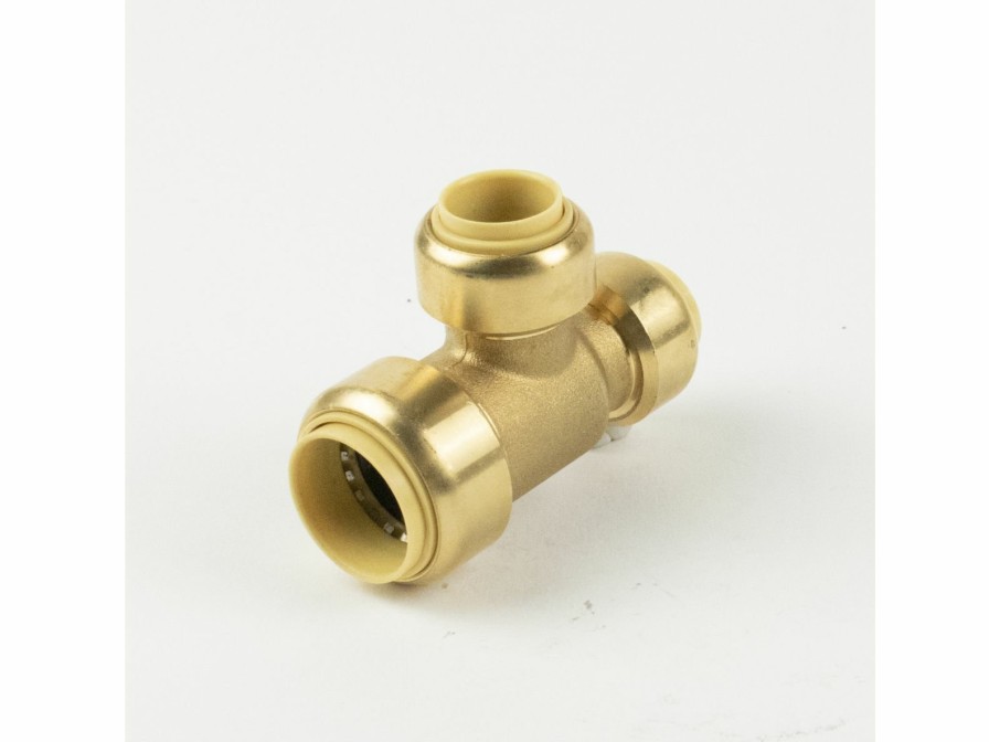 Valves, Fittings & Connectors ProLine Series Brass Push Fit | 3/4-In Pf X 1/2-In Pf X 1/2-In Pf Brass Push Fit Reducing Tee