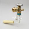 Valves, Fittings & Connectors ProLine Series Gas Valves | Brass 1/2-In Mip X 3/8-In Mip Compact Cylinder Valve With Dip Stick