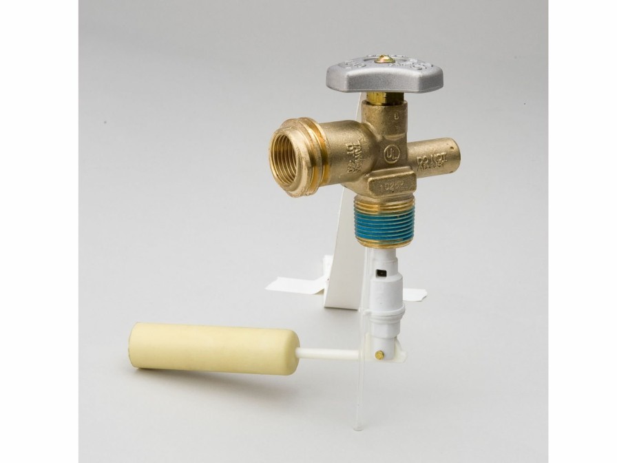 Valves, Fittings & Connectors ProLine Series Gas Valves | Brass 1/2-In Mip X 3/8-In Mip Compact Cylinder Valve With Dip Stick