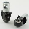 Structural Fittings & Pipe SteelTek Casters | 1-In Rigid Directional Coupling Mounted Caster