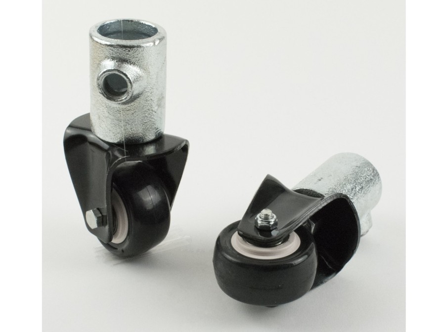 Structural Fittings & Pipe SteelTek Casters | 1-In Rigid Directional Coupling Mounted Caster