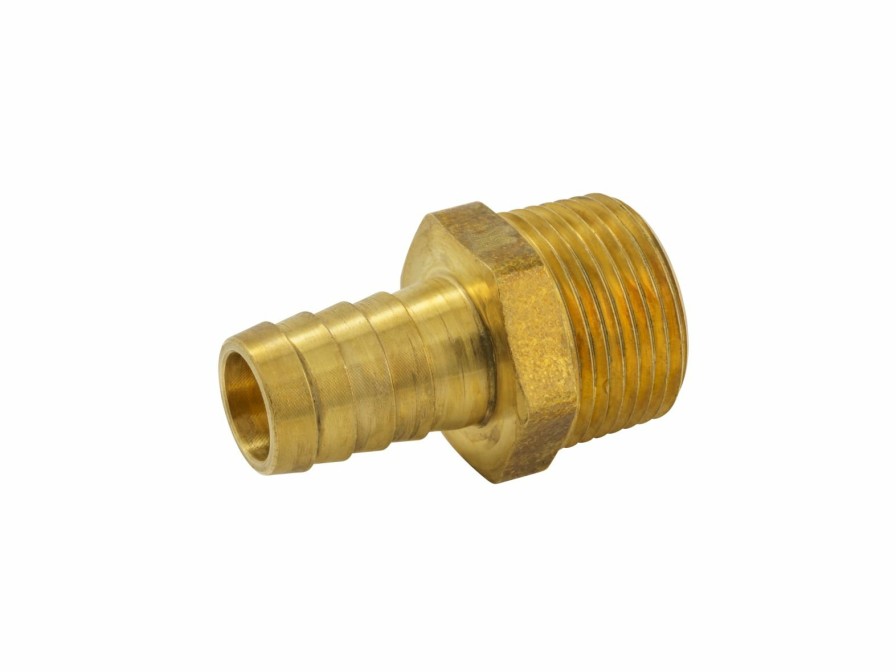 Valves, Fittings & Connectors ProLine Series Brass Barbed Fittings | Brass 5/8-In Barb X 3/8-In Mip Male Adapter