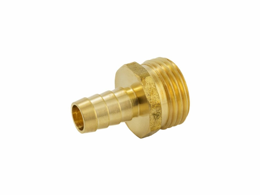 Valves, Fittings & Connectors ProLine Series Brass Barbed Fittings | Brass 1/2-In Barb X 3/4-In Mht Male Hose Adapter