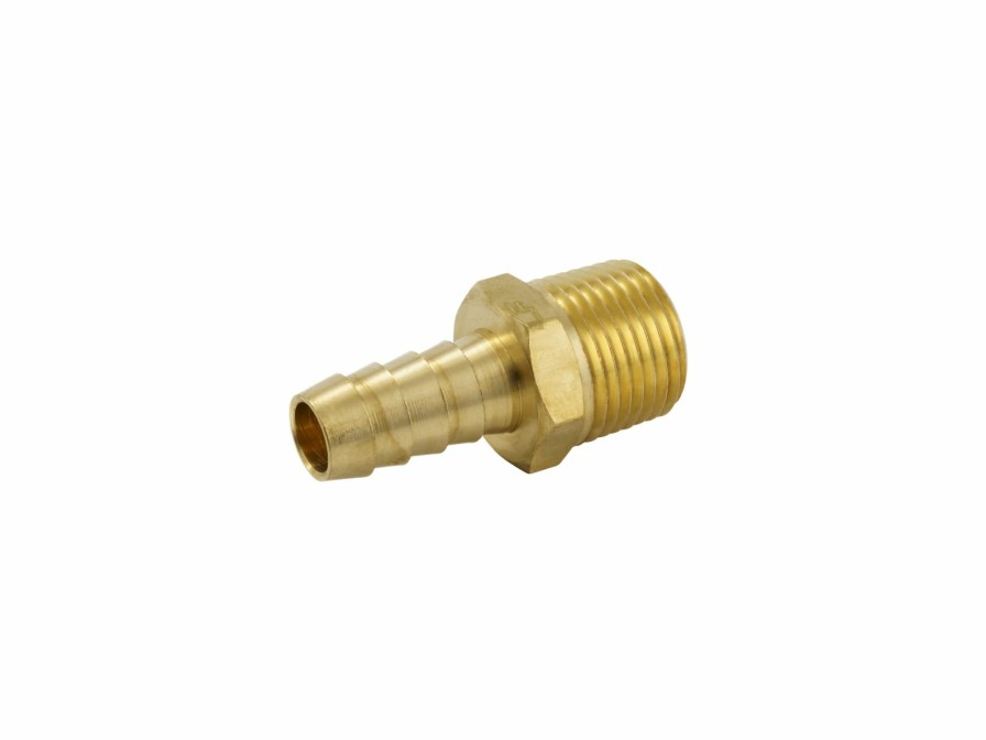 Valves, Fittings & Connectors ProLine Series Brass Barbed Fittings | Brass 3/8-In Barb X 3/8-In Mip Male Adapter