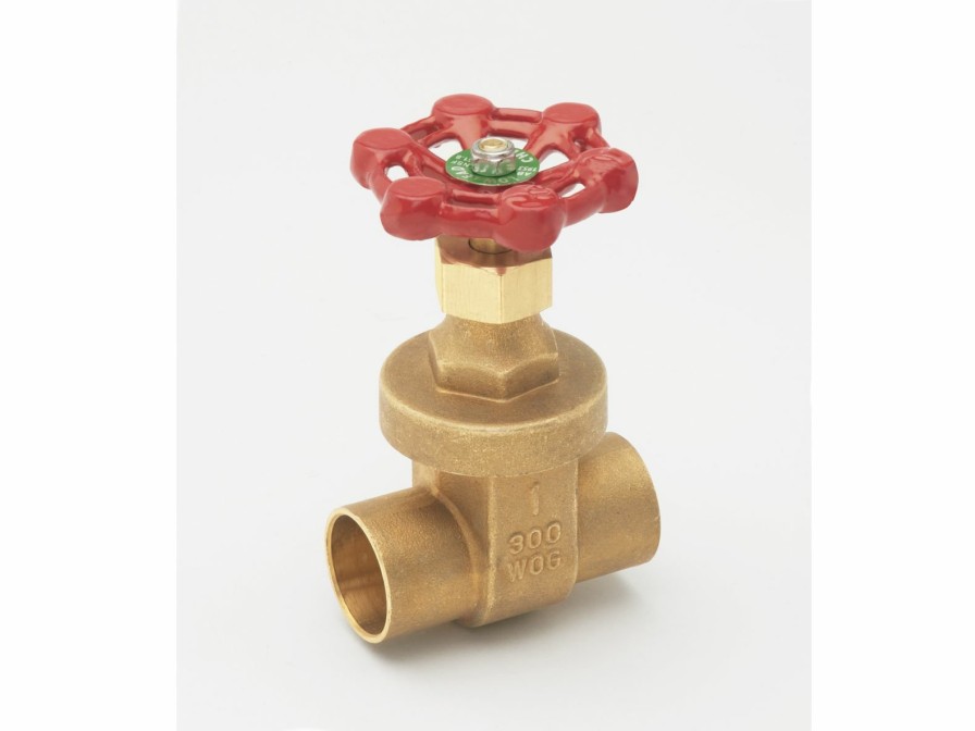 Valves, Fittings & Connectors ProLine Series Plumbing Valves | Brass 1-In Swt X 1-In Swt Heavy Duty Gate Valve - Lead-Free