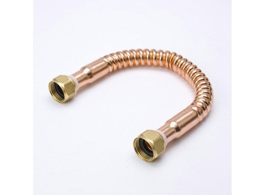 Valves, Fittings & Connectors ProLine Series Appliance Connectors | 3/4-In Fip X 3/4-In Fip X 18-In Corrugated Copper Water Heater Connector, 3/4-In I.D.