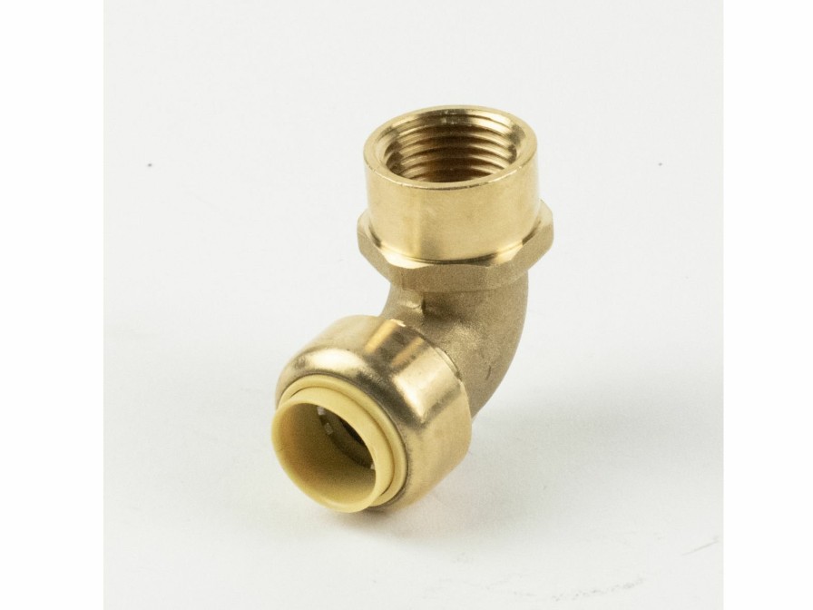 Valves, Fittings & Connectors ProLine Series Brass Push Fit | 1/2-In Pf X Fip Brass Push Fit 90 Female Elbow