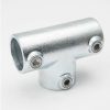 Structural Fittings & Pipe SteelTek Tees | Galvanized 1-1/4-In Single Socket Tee