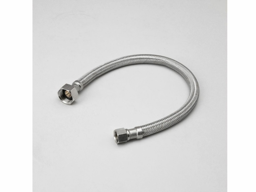 Valves, Fittings & Connectors ProLine Series Faucet Connectors | 1/2-In Comp X 1/2-In Fip X 9-In Braided Stainless Steel Faucet Supply Line