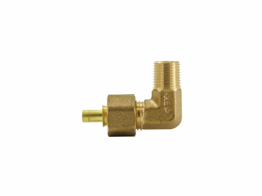 Valves, Fittings & Connectors ProLine Series Compression Fittings | Brass 1/4-In Comp X 1/8-In Mip Male Elbow