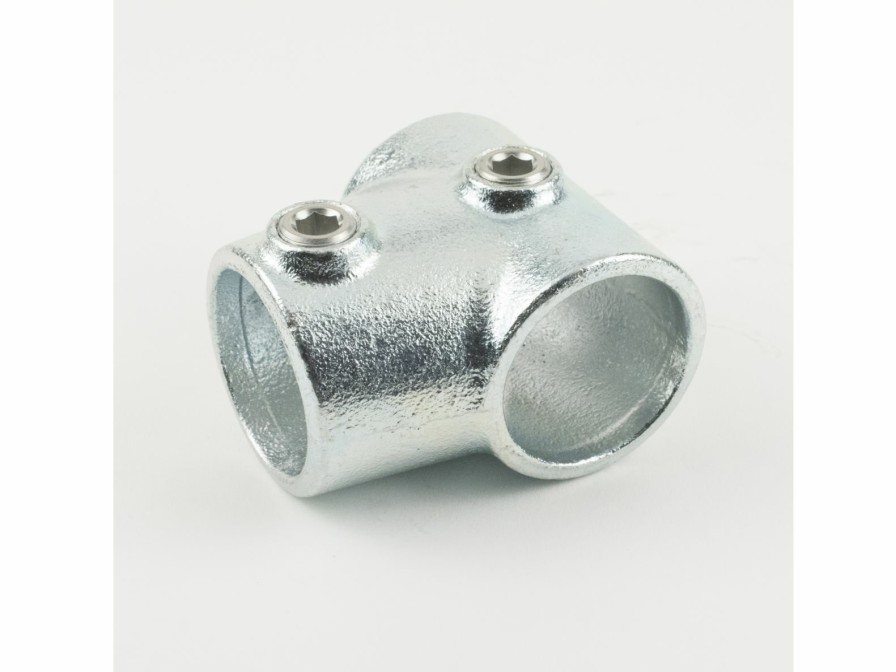 Structural Fittings & Pipe SteelTek Tees | Galvanized 1-1/4-In Single Short Tee