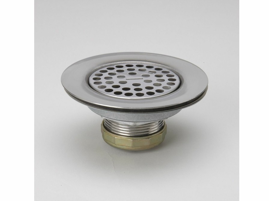 Bath & Kitchen Products B&K Drains & Strainers | Zinc Plated Flat Top Strainer 4-1/2-In Flange