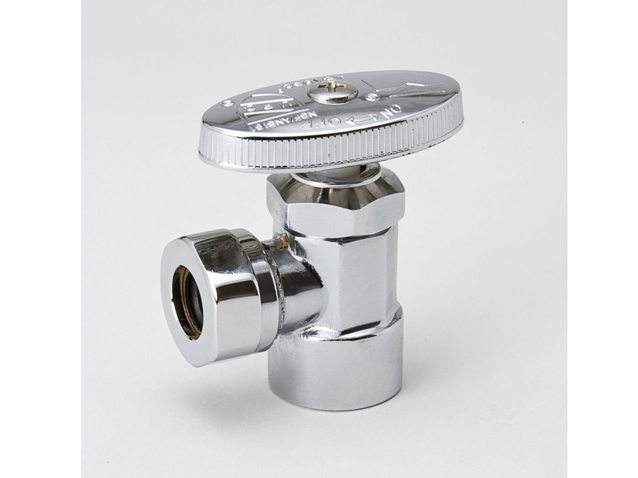 Valves, Fittings & Connectors ProLine Series Angle Stops | Chrome Plated Brass 1/2-In Fip X 7/16-In Slip Angle Stop