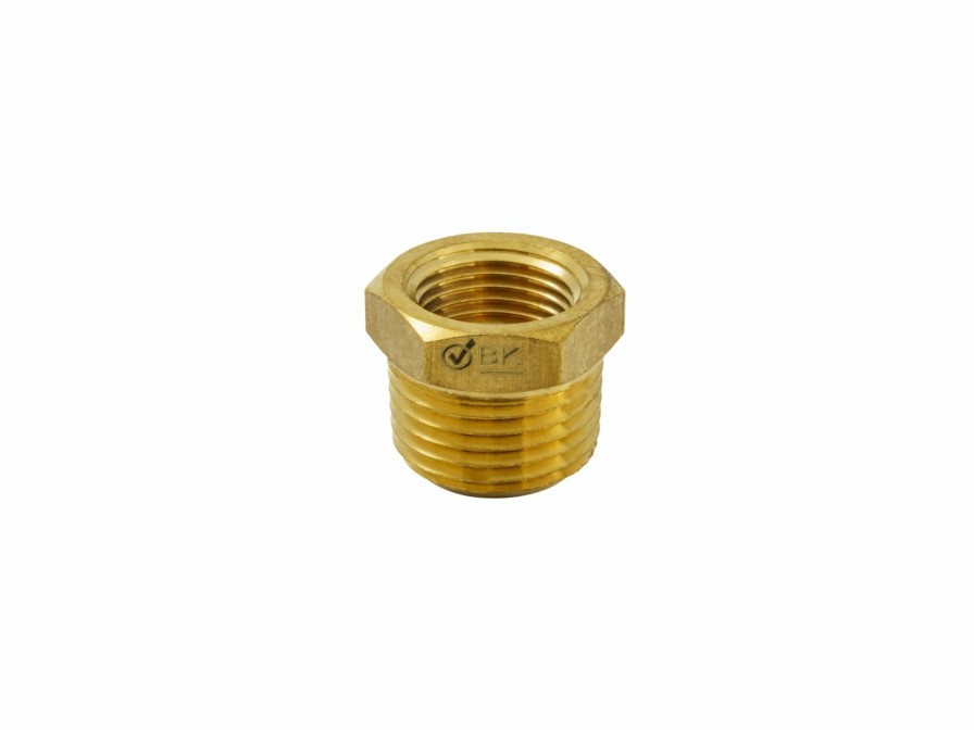 Valves, Fittings & Connectors ProLine Series Brass Fittings & Nipples | Brass 1/2-In Mip X 3/8-In Fip Hex Bushing